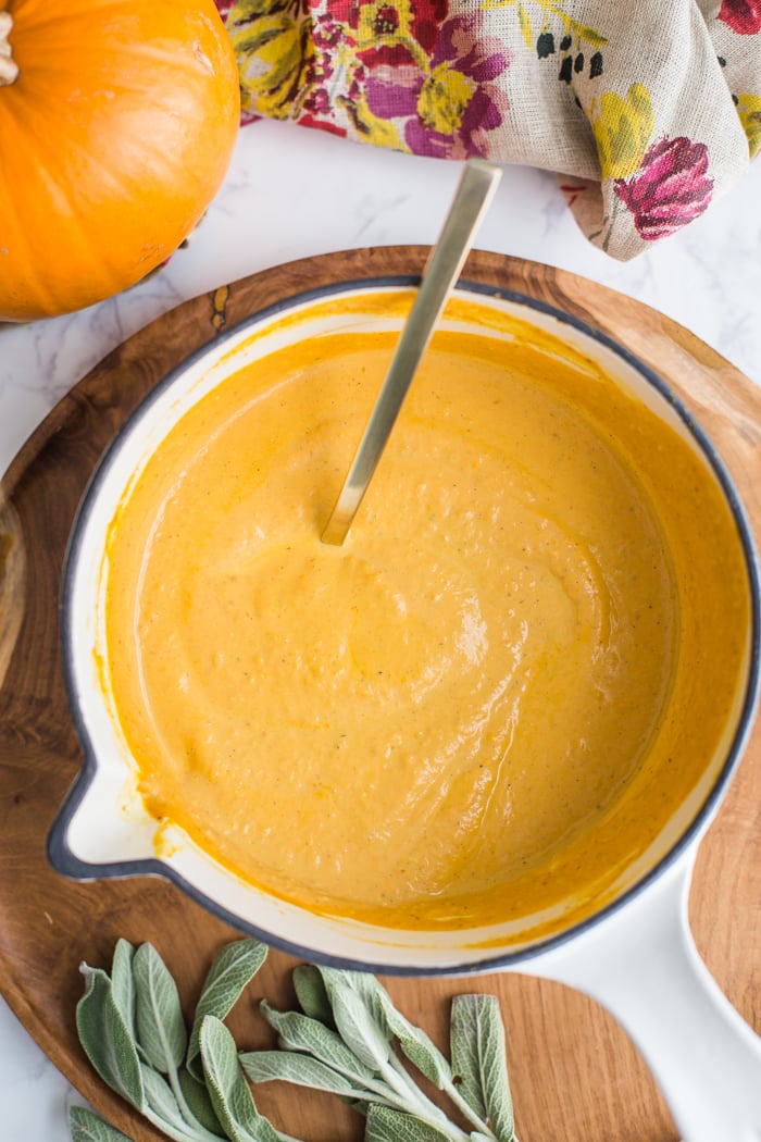 Easy Pumpkin Cream Sauce - Food with Feeling