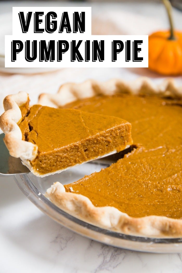 Vegan Pumpkin Pie - Food with Feeling
