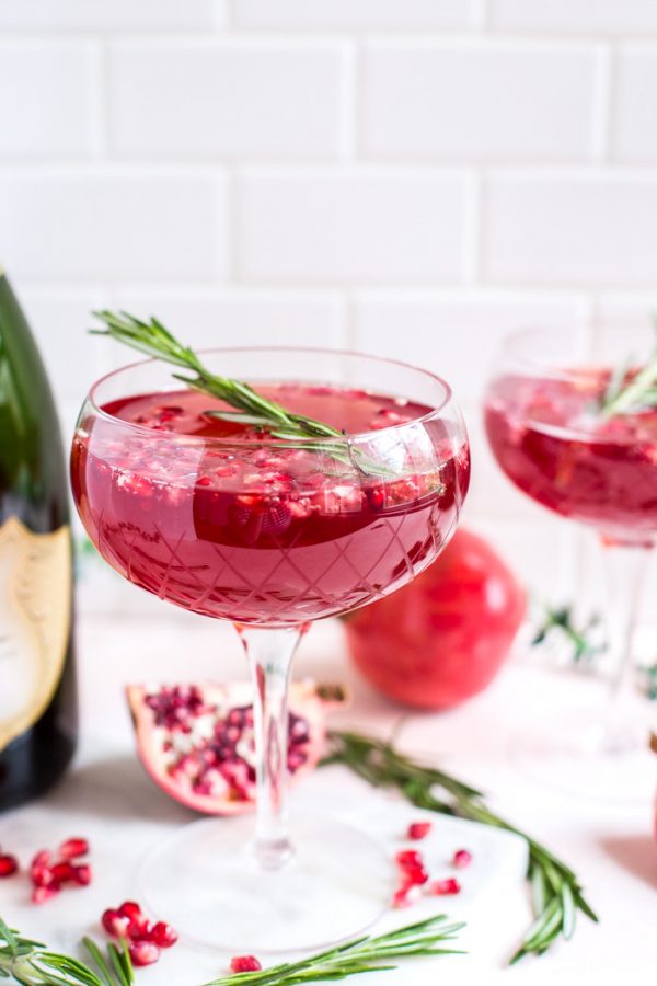 Sparkling Pomegranate Pitcher Cocktail Recipe