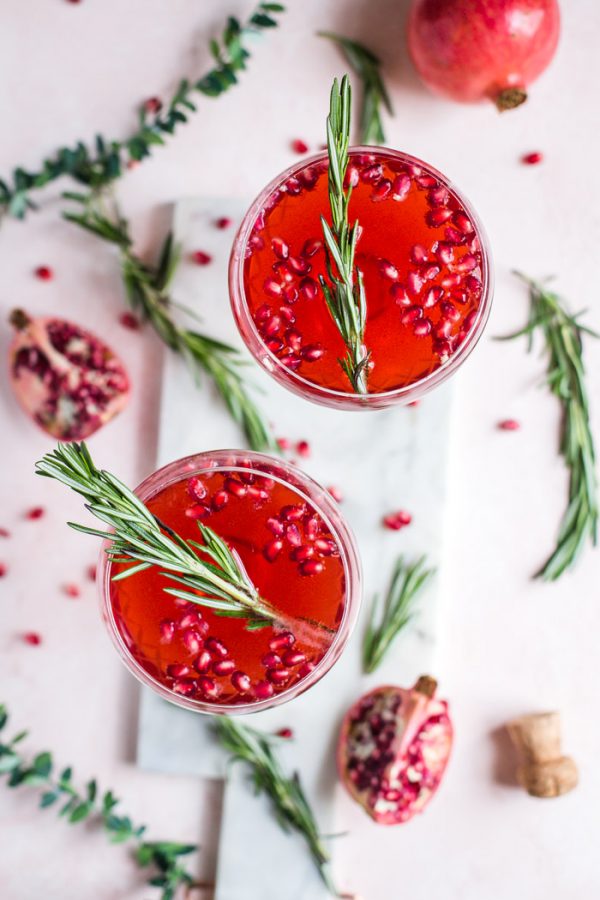 Sparkling Pomegranate Pitcher Cocktail Recipe