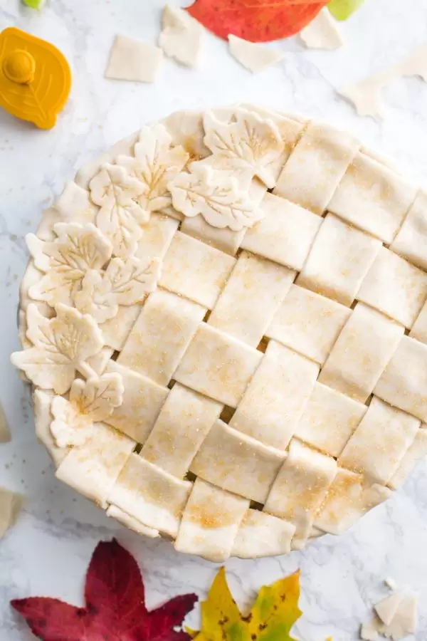 Vegan Apple Pie- the crust is a coconut oil crust and the filling is simple, sweet, and DELICIOUS!!