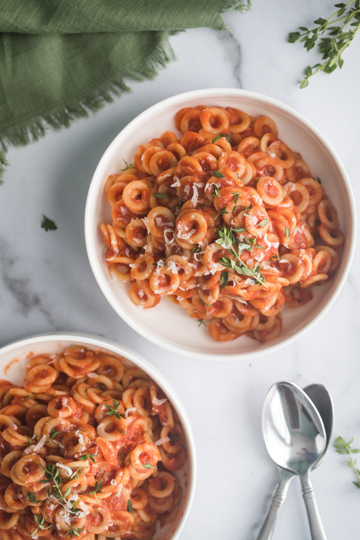 Homemade Spaghettios Food with Feeling