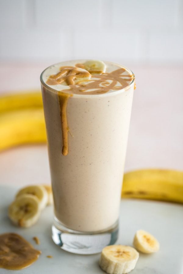 Peanut Butter Banana Smoothie - Food with Feeling