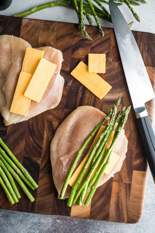 archer farms asparagus cheddar chicken