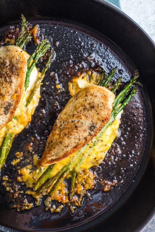 Asparagus Cheese Stuffed Chicken Food With Feeling