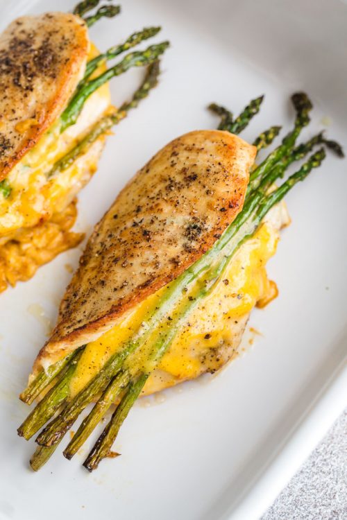 archer farms asparagus cheddar chicken