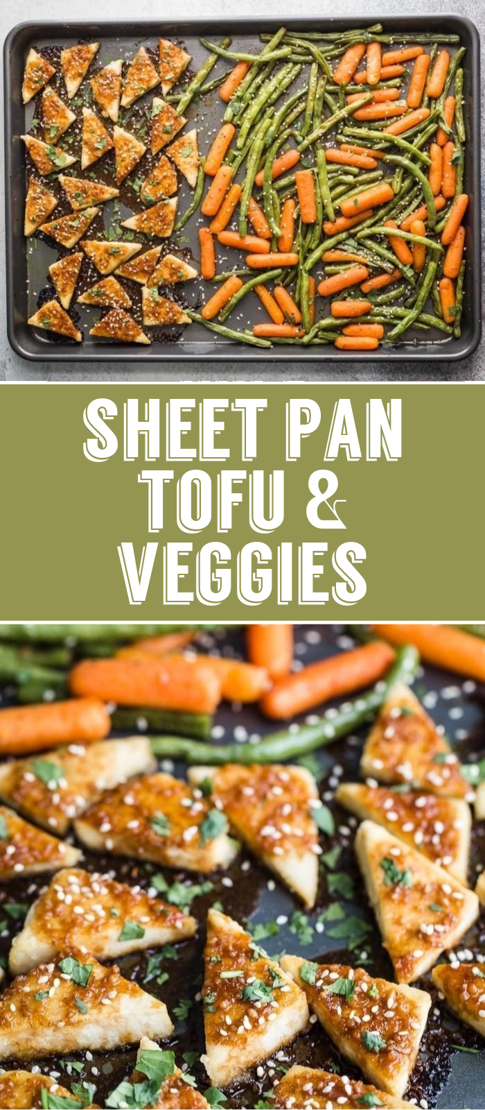 Sheet Pan Baked Tofu & Veggies Food with Feeling