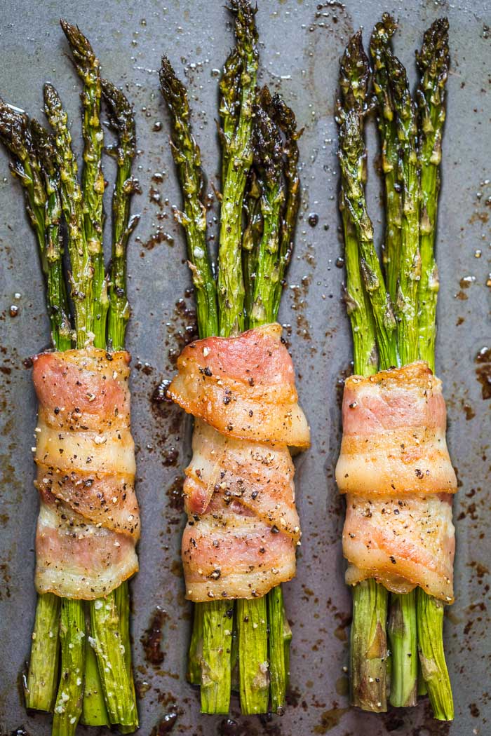 Bacon Wrapped Asparagus - Food with Feeling