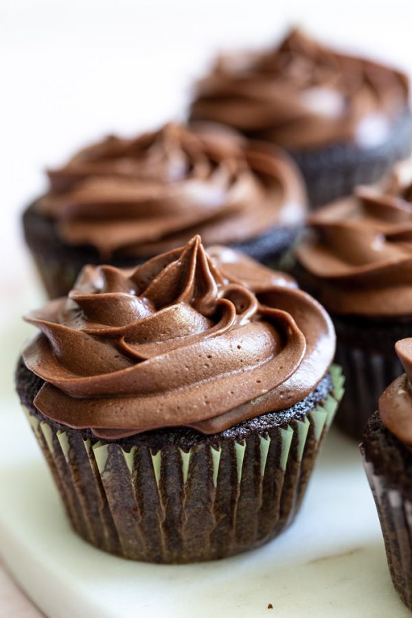 Easy Vegan Chocolate Cupcakes | Food with Feeling