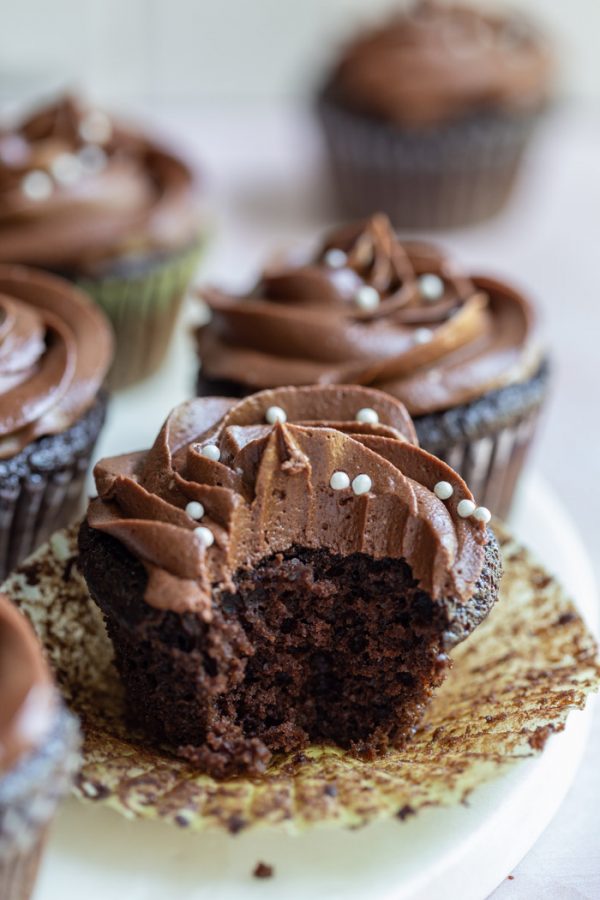 Easy Vegan Chocolate Cupcakes Food with Feeling