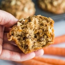 Healthy Carrot Cake Muffins-image