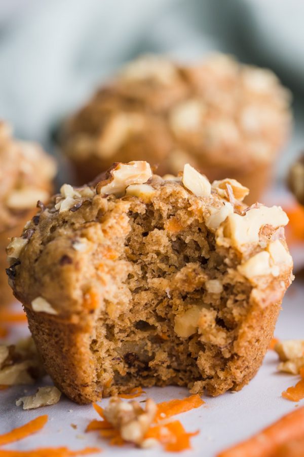 Healthy Carrot Cake Muffins - Food with Feeling