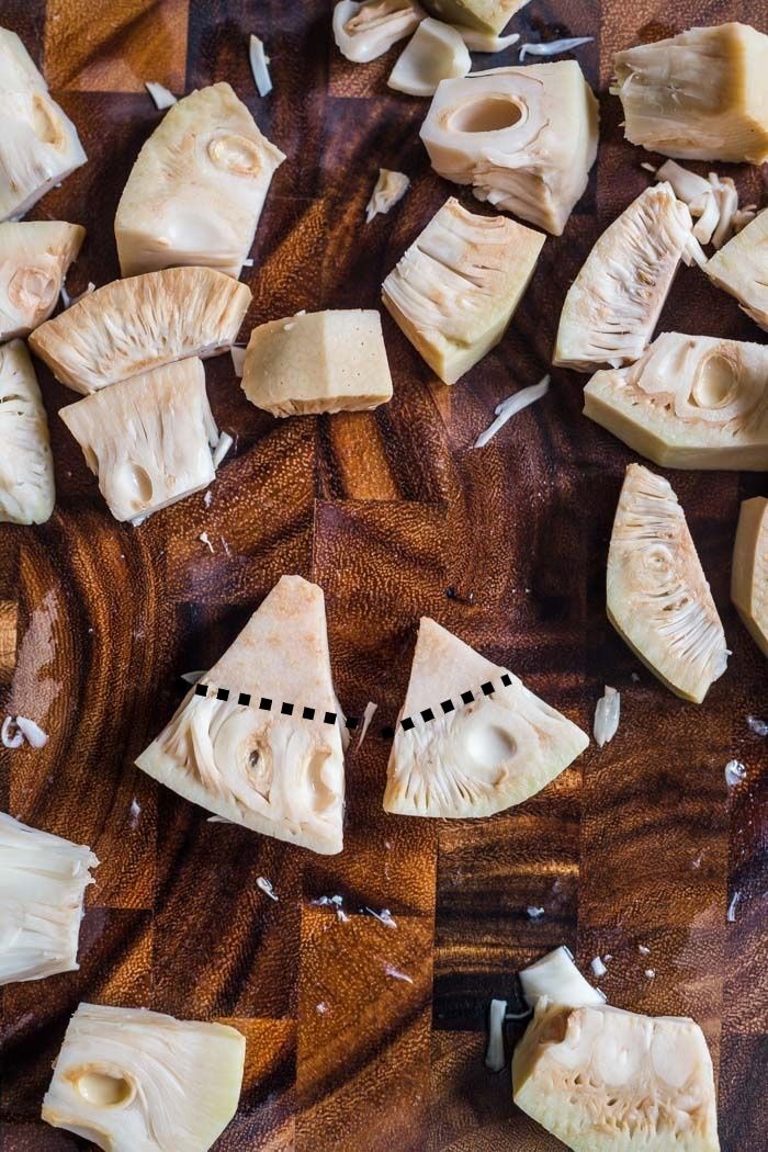 how to cut jackfruit