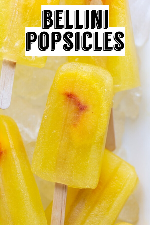 bellini popsicles