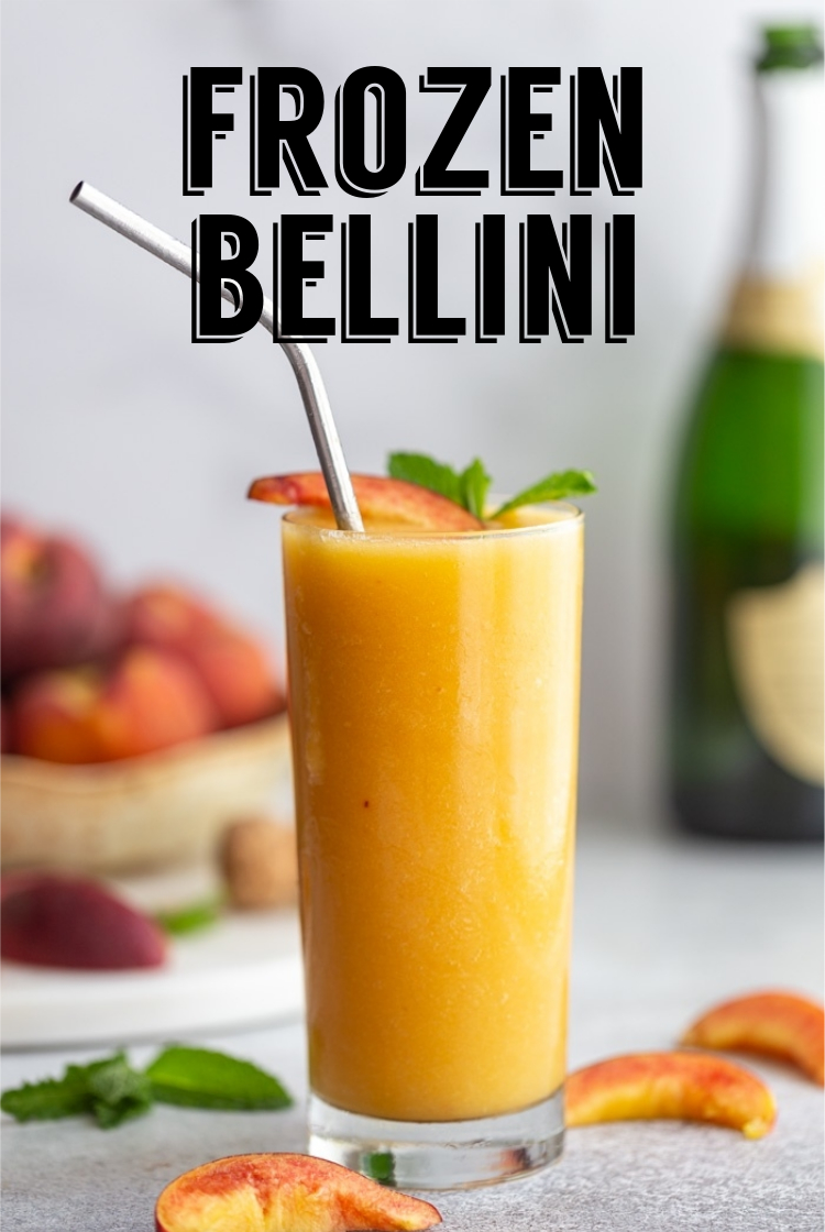 Peach Bellini - Food with Feeling