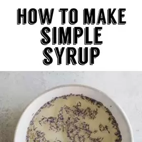 flavored simple syrup