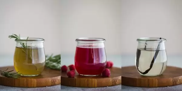 flavored syrup