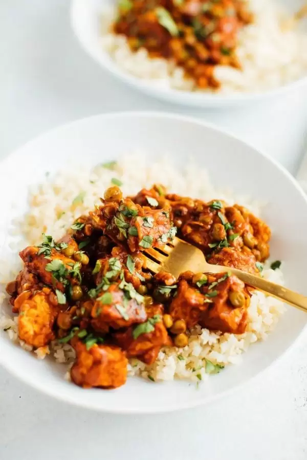 vegan tempeh tikka masala
