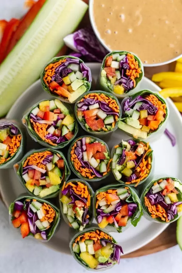 Easy Summer Rolls - Food with Feeling