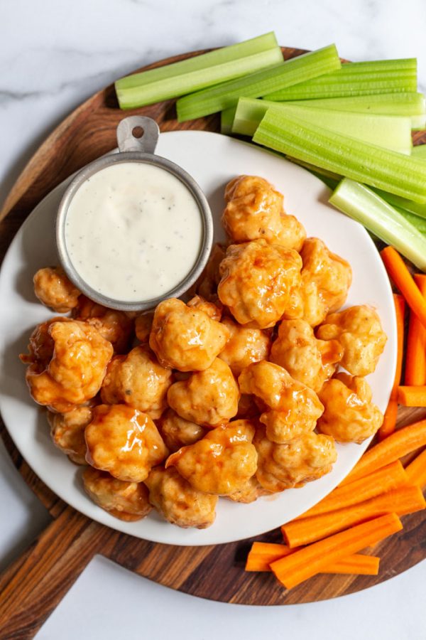 Cauliflower Buffalo Wings Food With Feeling