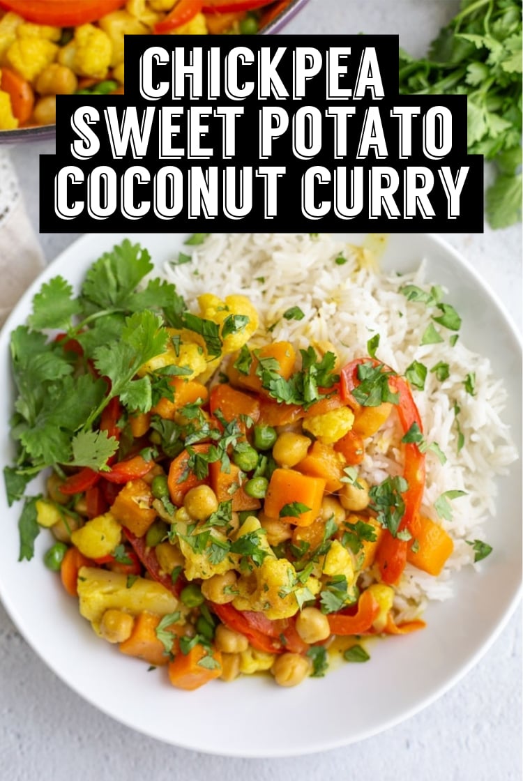 Chickpea & Sweet Potato Coconut Curry - Food with Feeling