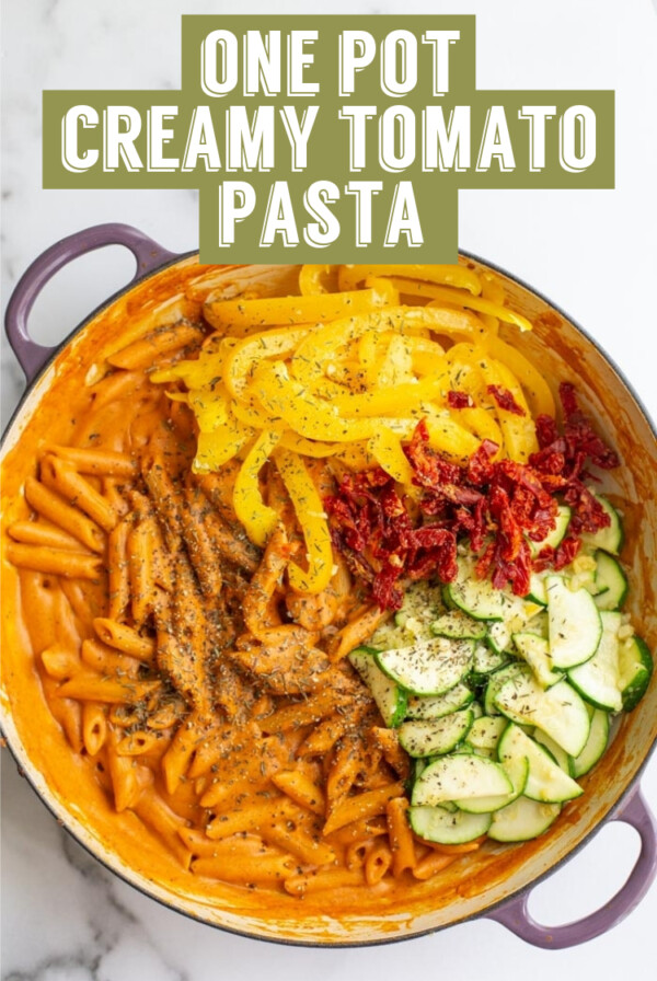 one pot vegan pasta