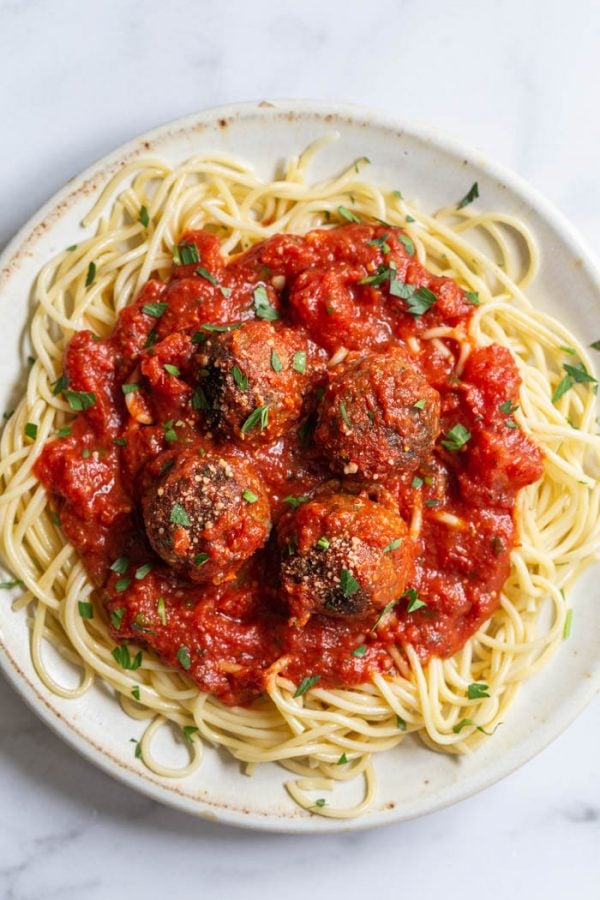 Easy Vegan Meatballs - Food with Feeling