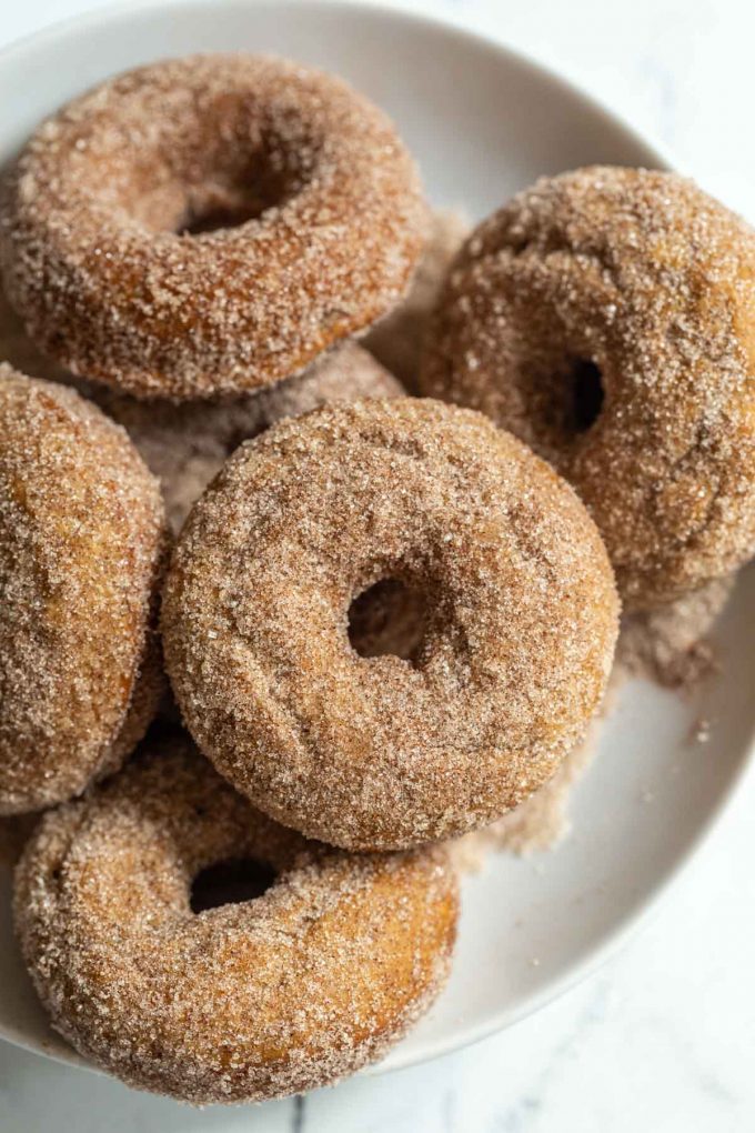 Toasted Coconut Cake Doughnuts - Bake or Break