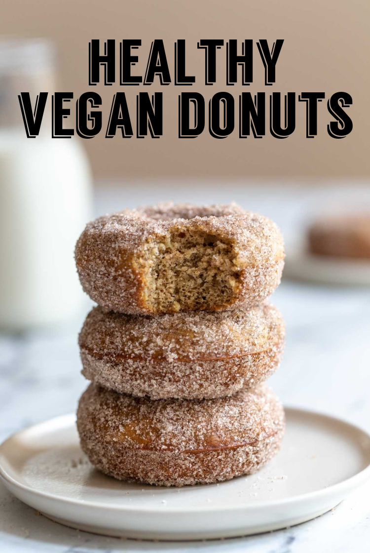 Baked Vegan Donuts Food with Feeling
