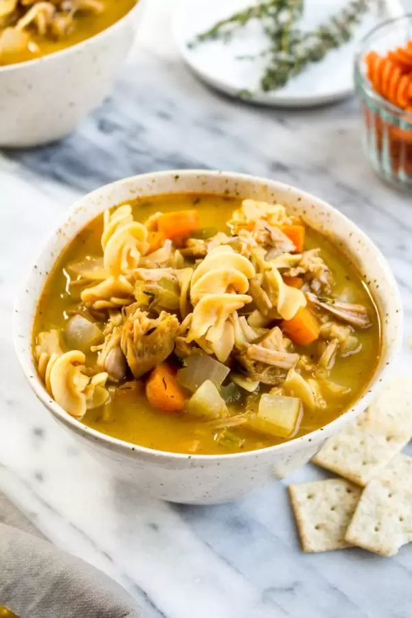 Jackfruit Chicken Noodle Soup