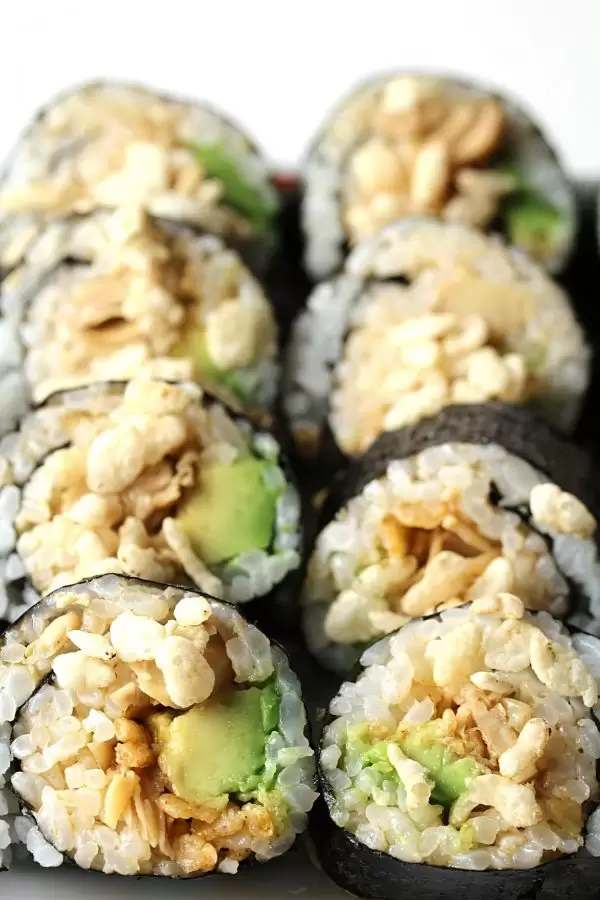 Spicy Jackfruit Sushi