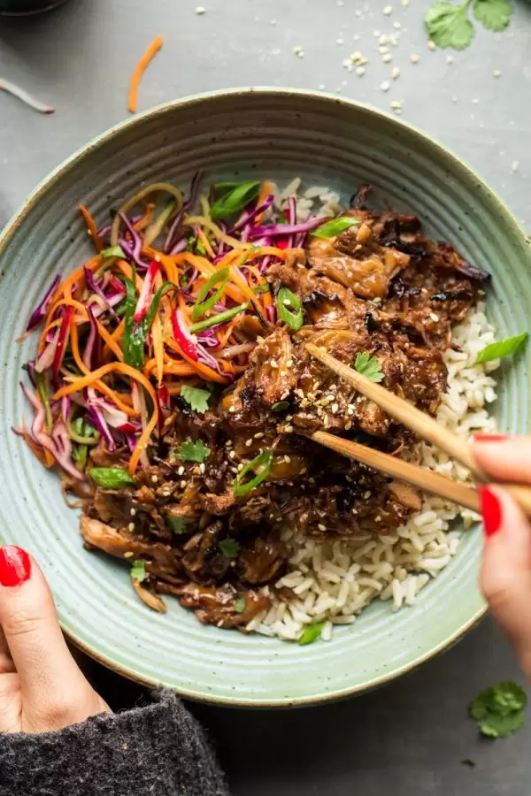 Pulled Jackfruit bowls