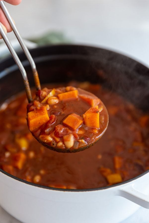 vegetarian chili sweet potato