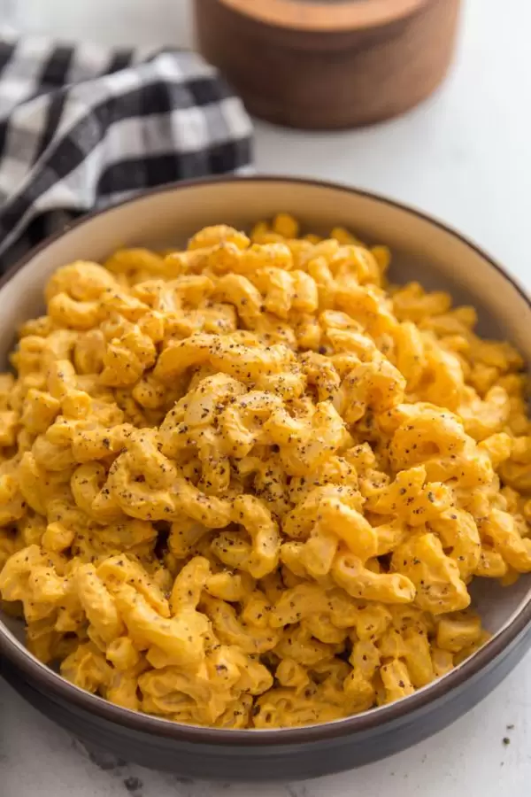 bowl full of the best vegan mac and cheese