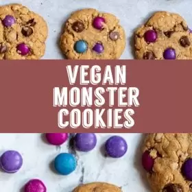 vegan monster cookies