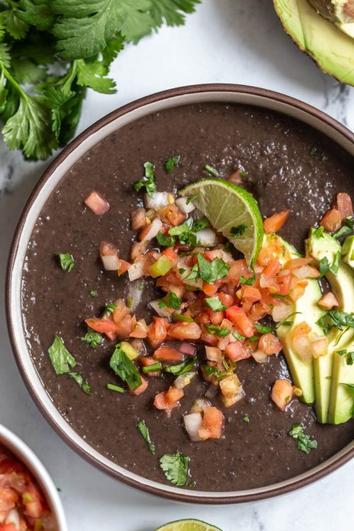 black bean soup pressure cooker