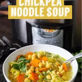 chickpea noodle soup