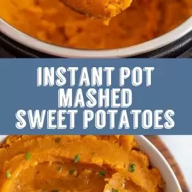 instant pot mashed sweet potato
