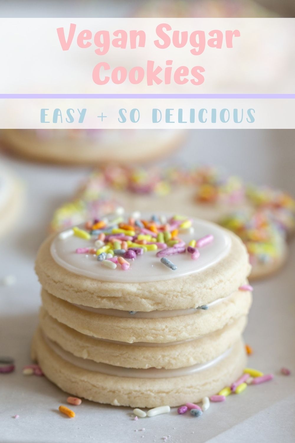 Vegan Sugar Cookies - Food with Feeling
