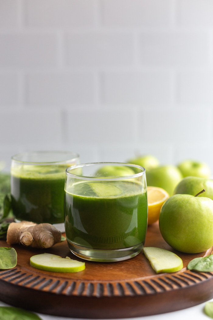 Apple Green Juice Food with Feeling