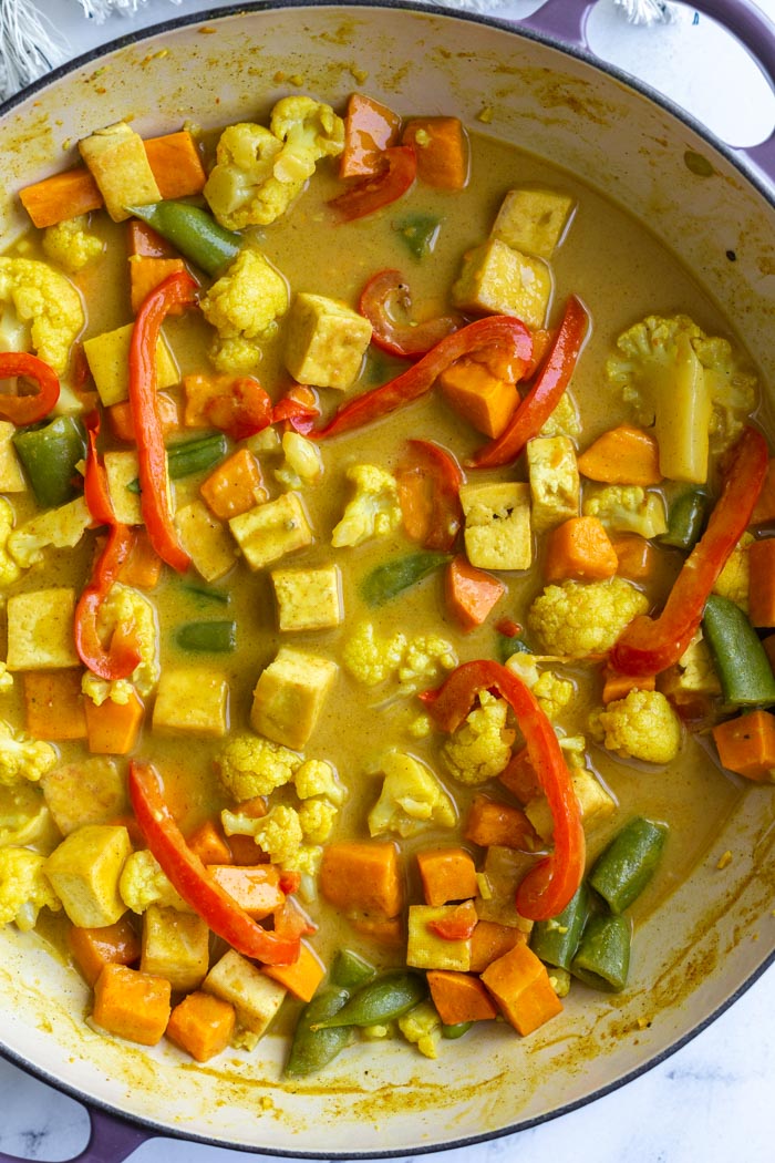 Tofu Coconut Curry - Food with Feeling