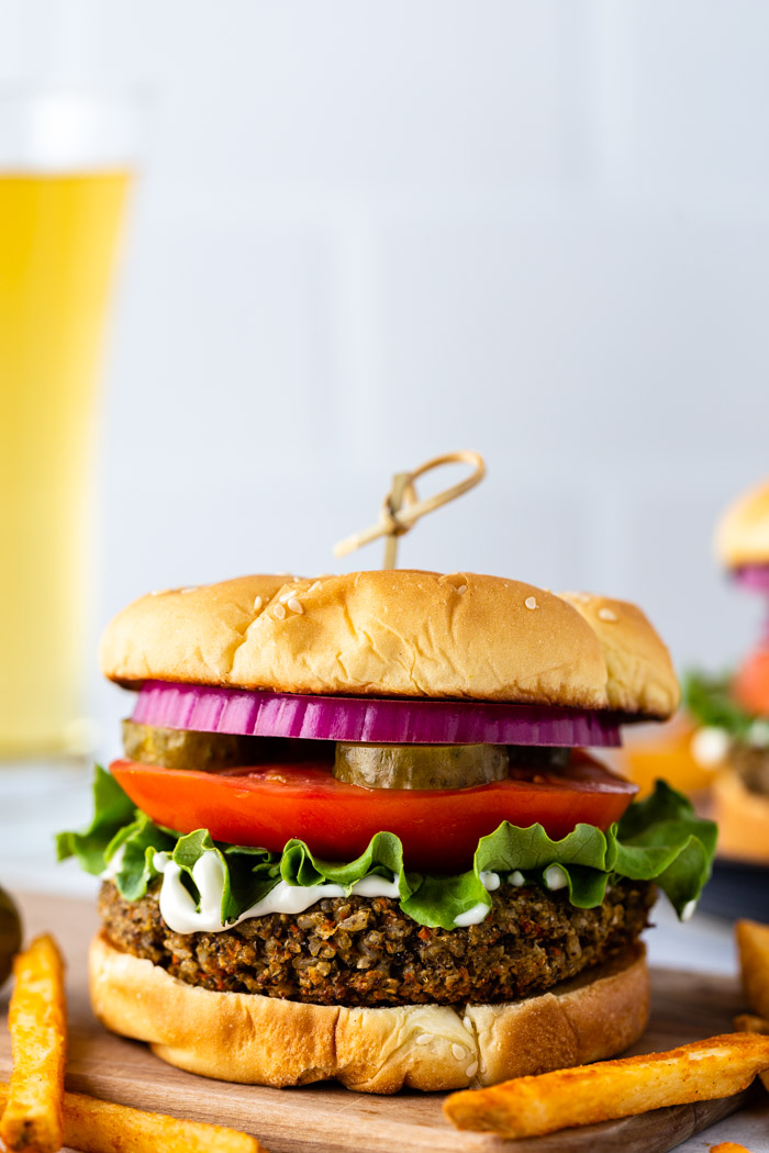 The BEST Veggie Burger Recipe - Food with Feeling