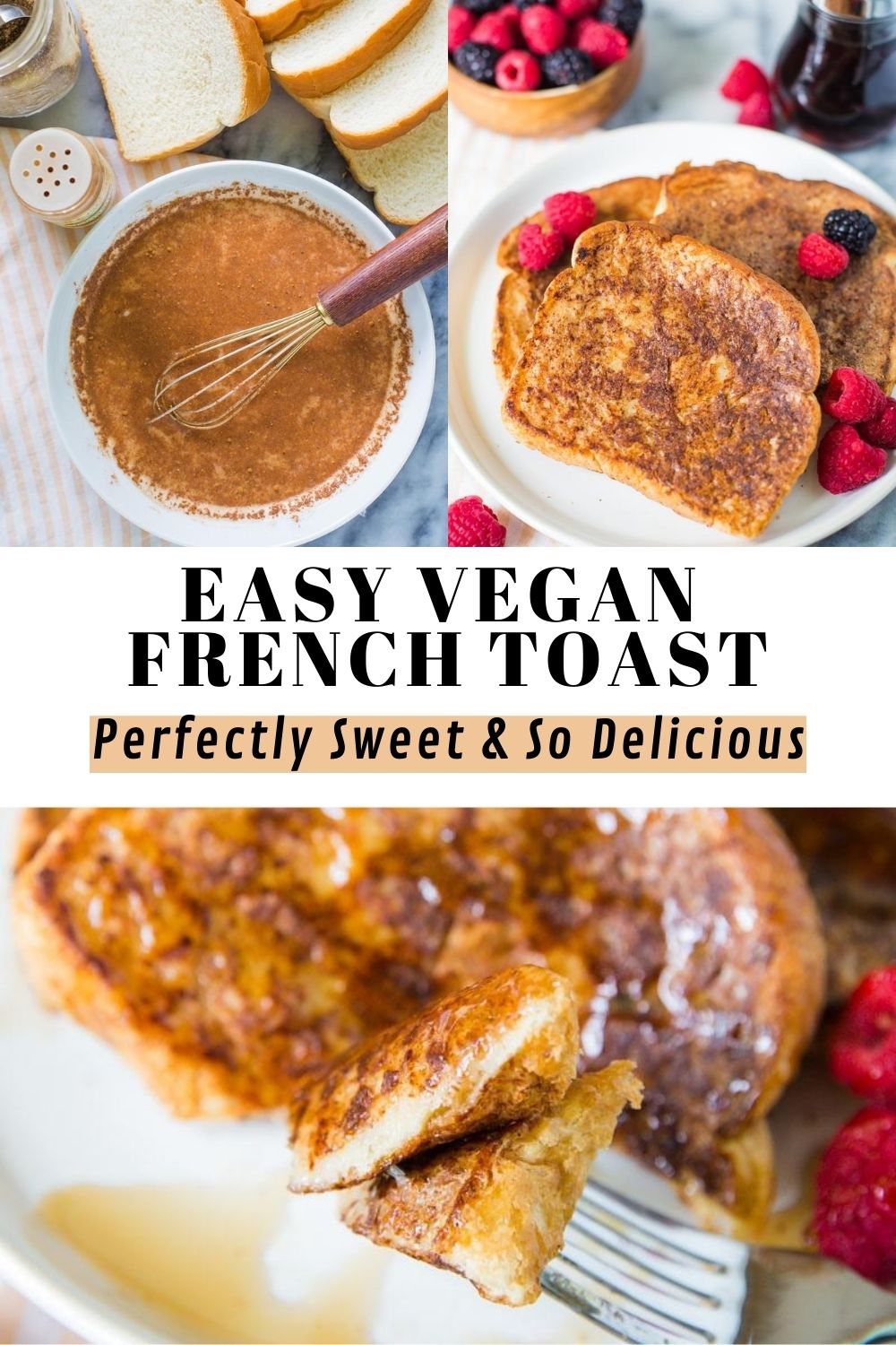 Vegan French Toast Food with Feeling
