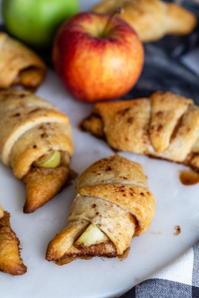 Apple Pie Crescent Rolls - Food with Feeling