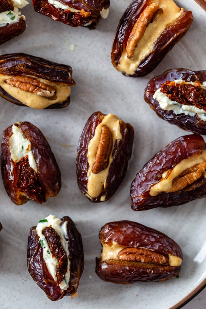 Stuffed Dates: 2 Ways! - Food with Feeling