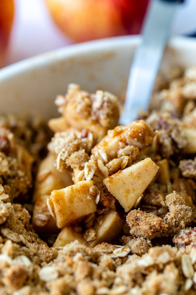 Vegan Apple Crisp Food with Feeling