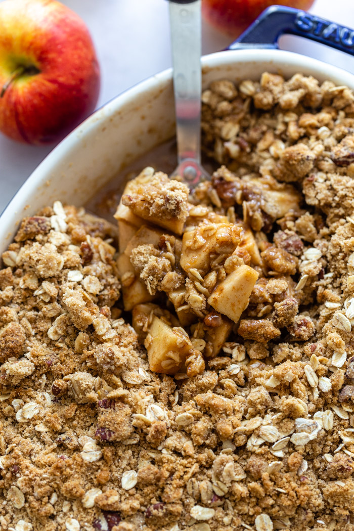 Vegan Apple Crisp - Food with Feeling