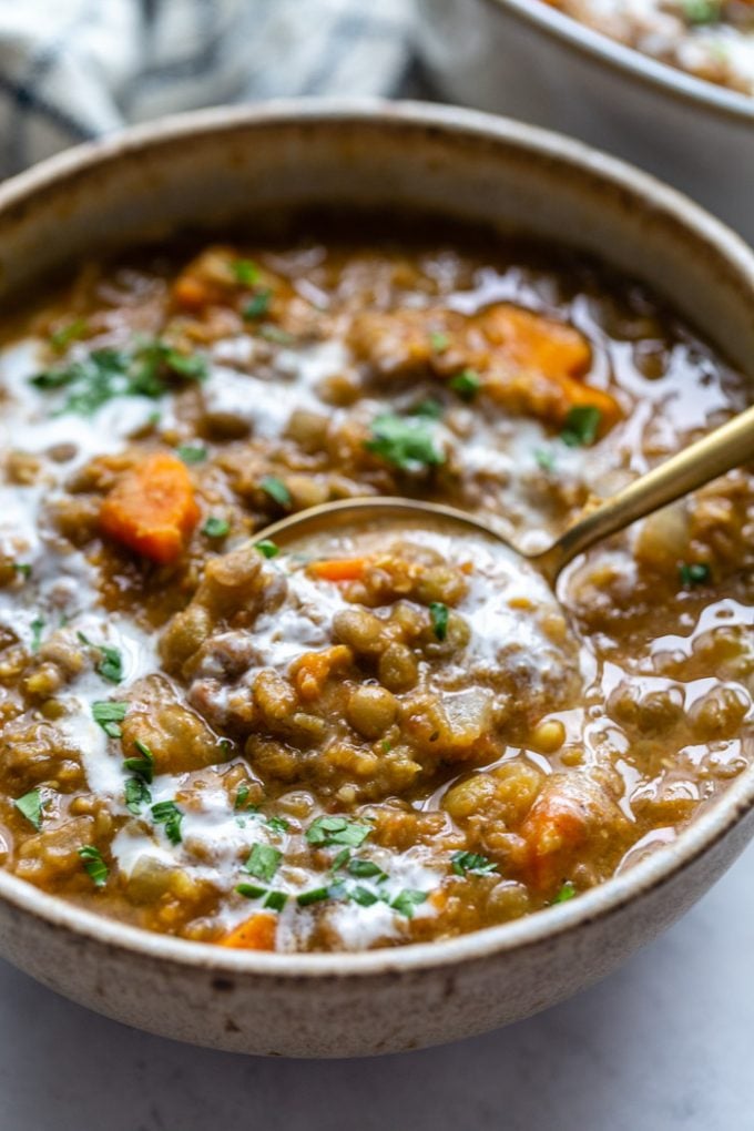 Vegan Lentil Soup - Food with Feeling