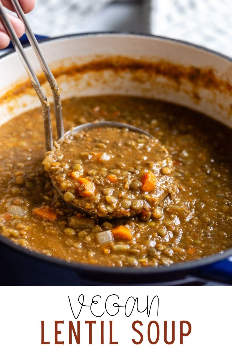 Easy Vegan Lentil Soup - Food with Feeling