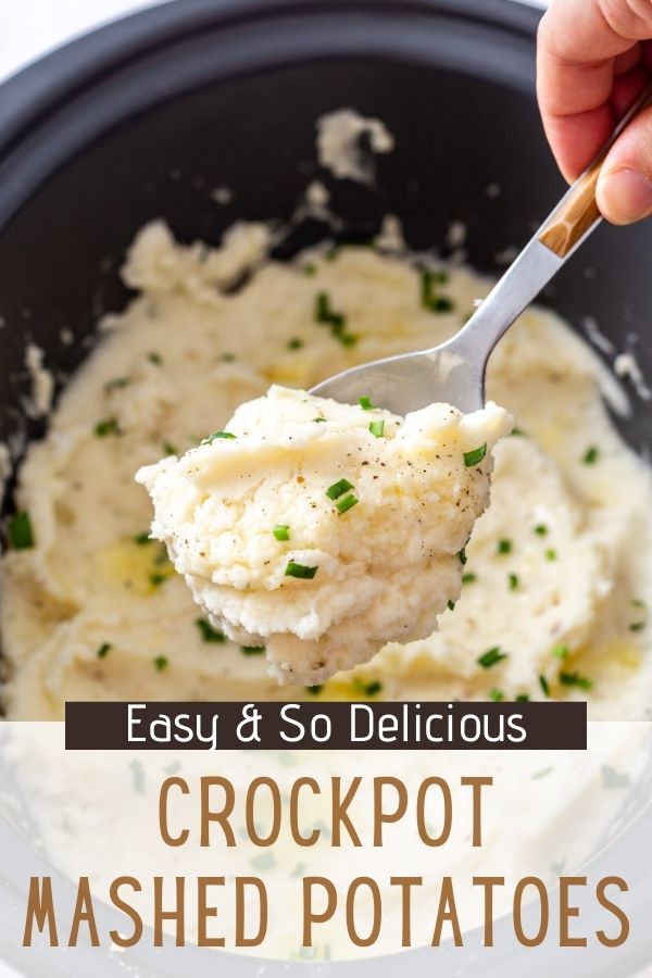 Crock Pot Mashed Potatoes Food with Feeling